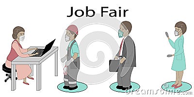 JobFair Stock Photo